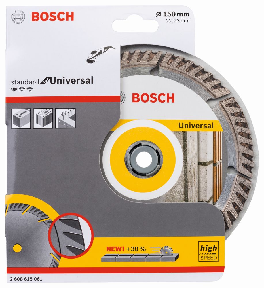 Bosch PRO Multi Material Diamanttrennscheibe, 150 x 22,23 mm Produktbild img1 L