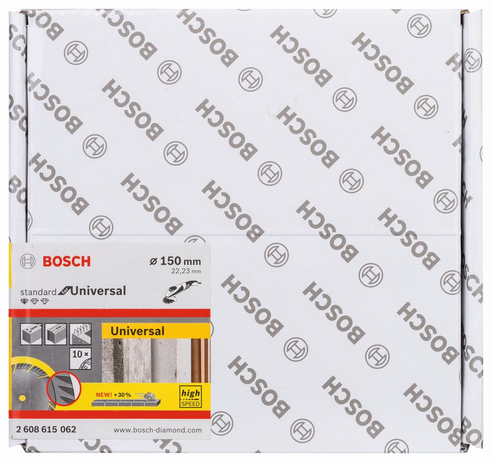 Bosch PRO Multi Material Diamanttrennscheibe, 150 x 22,23 mm, 10-tlg. Produktbild img1 L