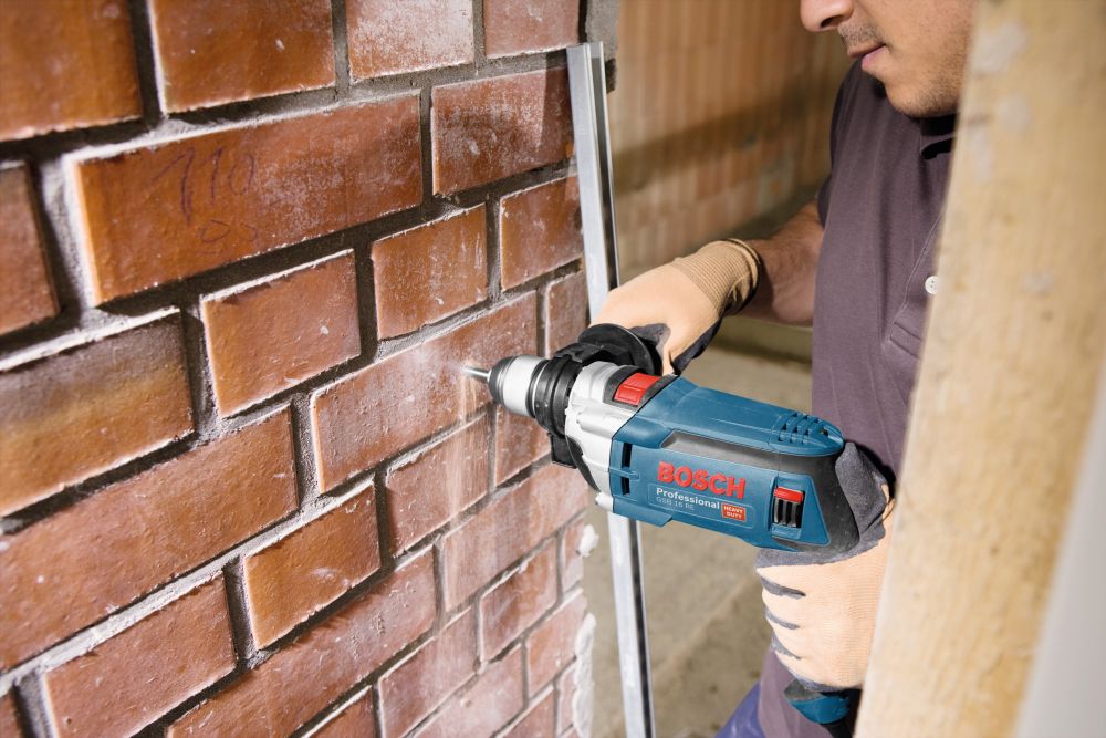 Bosch PRO Schlagbohrmaschine GSB 16 RE, mit Handwerkerkoffer Produktbild img3 L