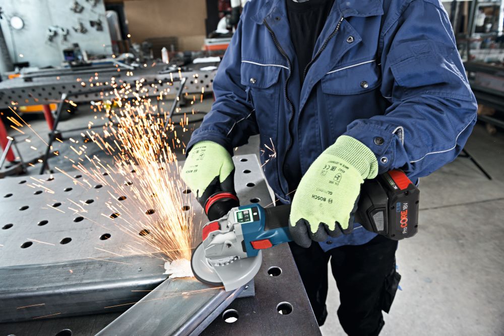 Bosch PRO Akku-Winkelschleifer GWX 18V-10 PSC, Solo Version, ohnen Akku und Ladegerät Produktbild img3 L
