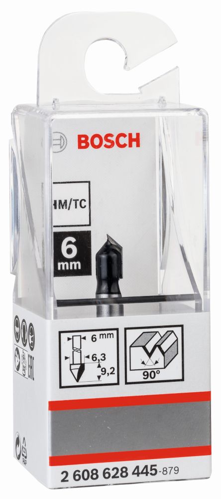 Bosch V-Nutfräser, 6 mm Produktbild img1 L