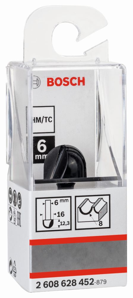 Bosch Hohlkehlfräser Standard for Wood Schaft-ø6mm Produktbild img1 L