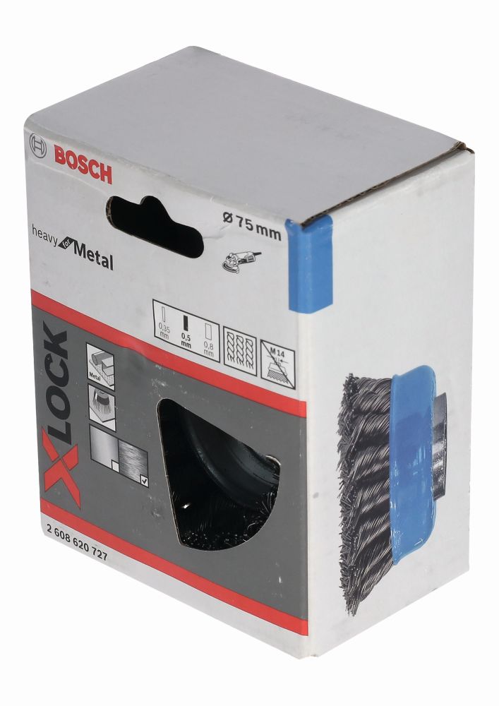 Bosch Topfbürste X-LOCK Heavy for Metal, 75mm, 0 Produktbild img1 L