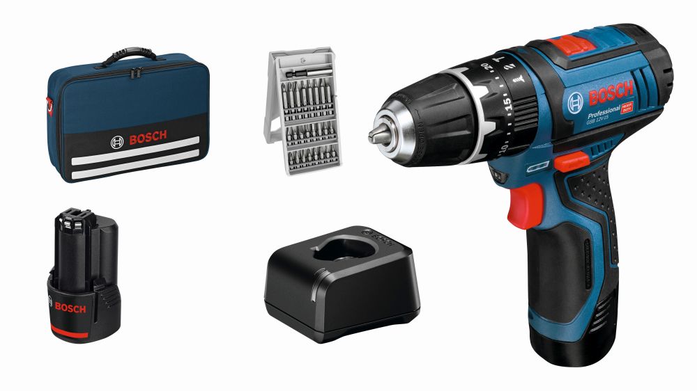 Bosch PRO Akku-Schlagbohrschrauber GSB 12V-15 Produktbild img1 L