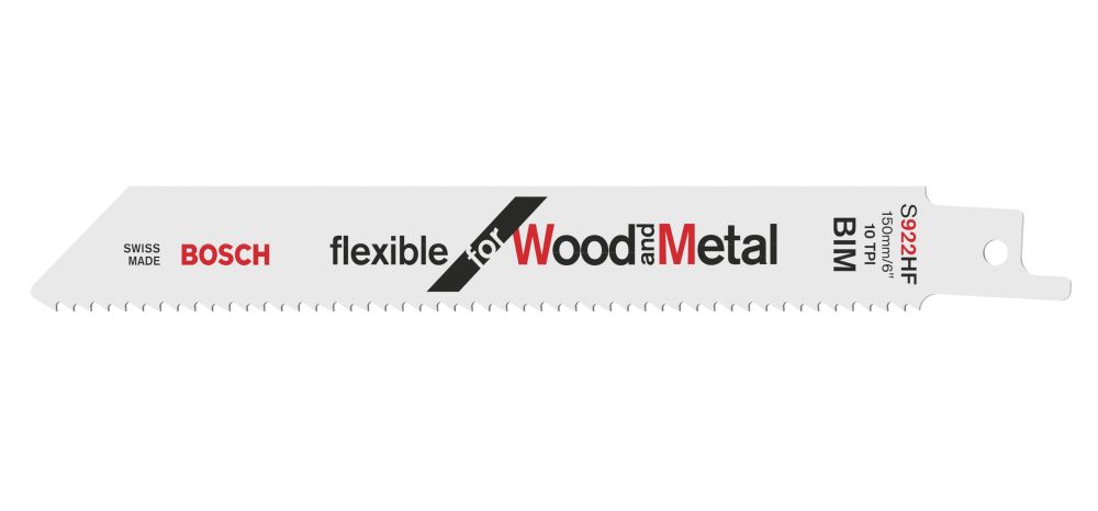 Bosch Säbelsägeblatt S 922 HF, Flexible for Wood and Metal, 2er-Pack Produktbild img1 L