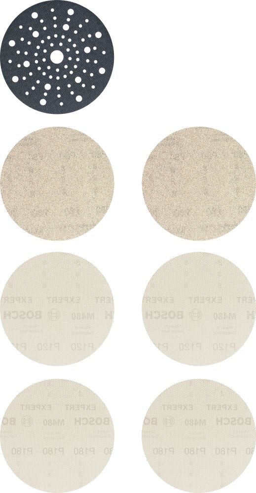 Bosch EXPERT M480 Starter-Set für Exzenterschleifer, 150 mm, 7-tlg. Produktbild img1 L