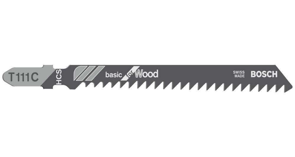 Bosch Stichsägeblatt T 111 C Basic for Wood 100er-Pack Produktbild img1 L