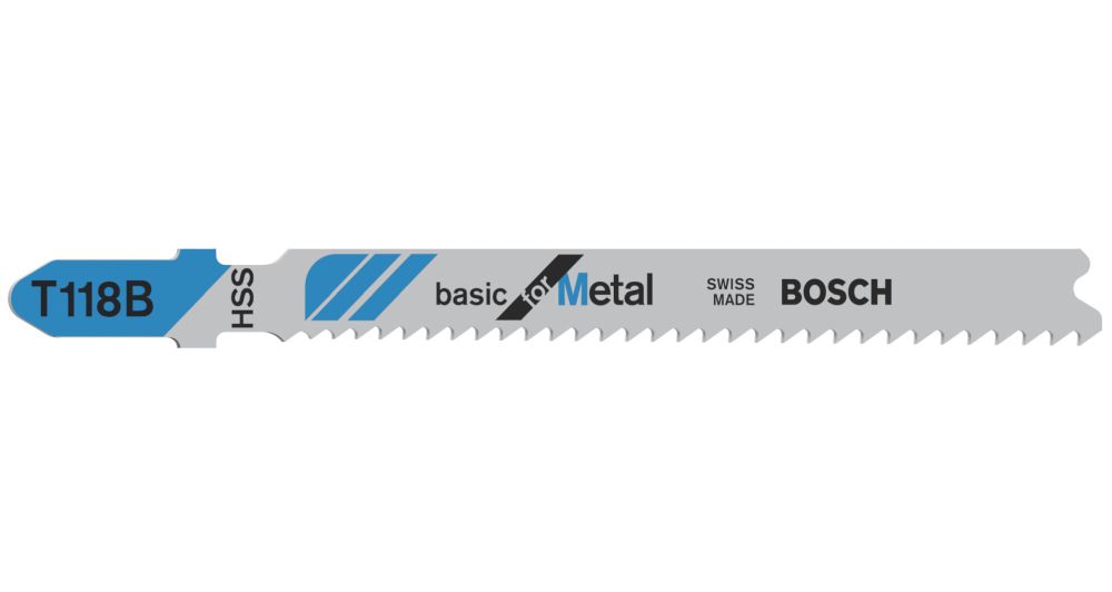 Bosch Stichsägeblatt T 118 B Basic for Metal, 3er-Pack Produktbild img1 L