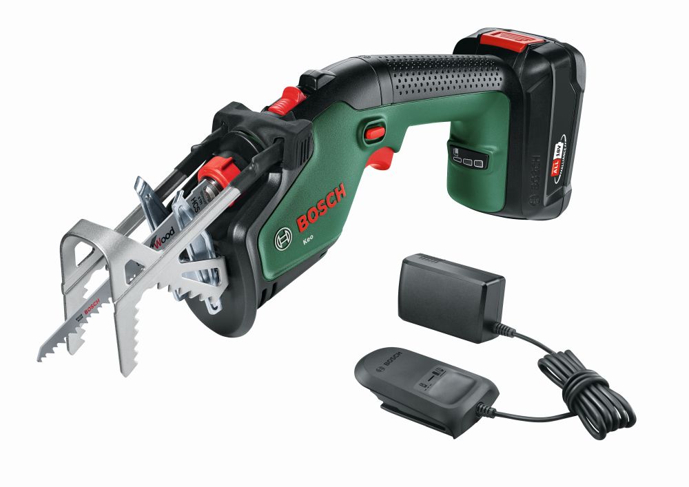 Bosch Akku-Gartensäge Keo, 1 Akkupack PBA 18V 2.0Ah W-B u. Ladegerät Produktbild img1 L