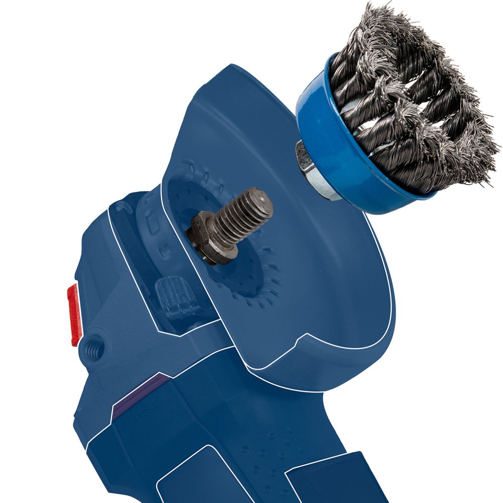 Bosch PRO Stainless Steel clean Topfbürste, 65 x 0,3 mm, Gewinde Produktbild img2 L