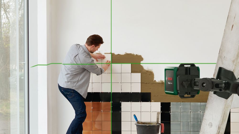 Bosch Kreuzlinien-Laser Quigo Green, eCommerce-Karton Produktbild img2 L
