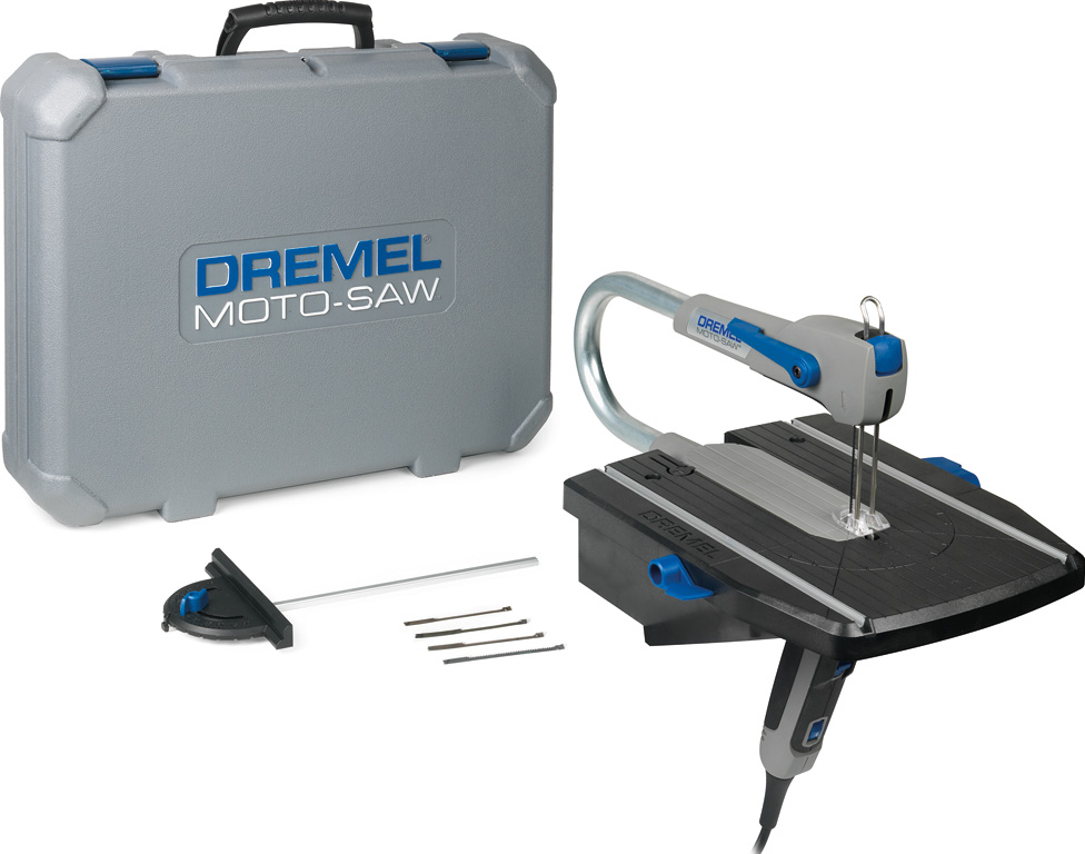 Dremel Moto-Saw MS20-1/5 2in1 Dekupiersäge mit 1 Vorsatzgerät, 5 Zubehöre Produktbild img4 L