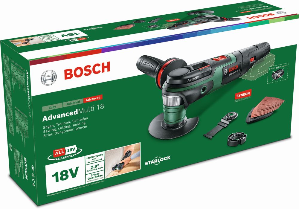 Bosch Akku-Multifunktionswerkzeug AdvancedMulti 18 Produktbild img2 L