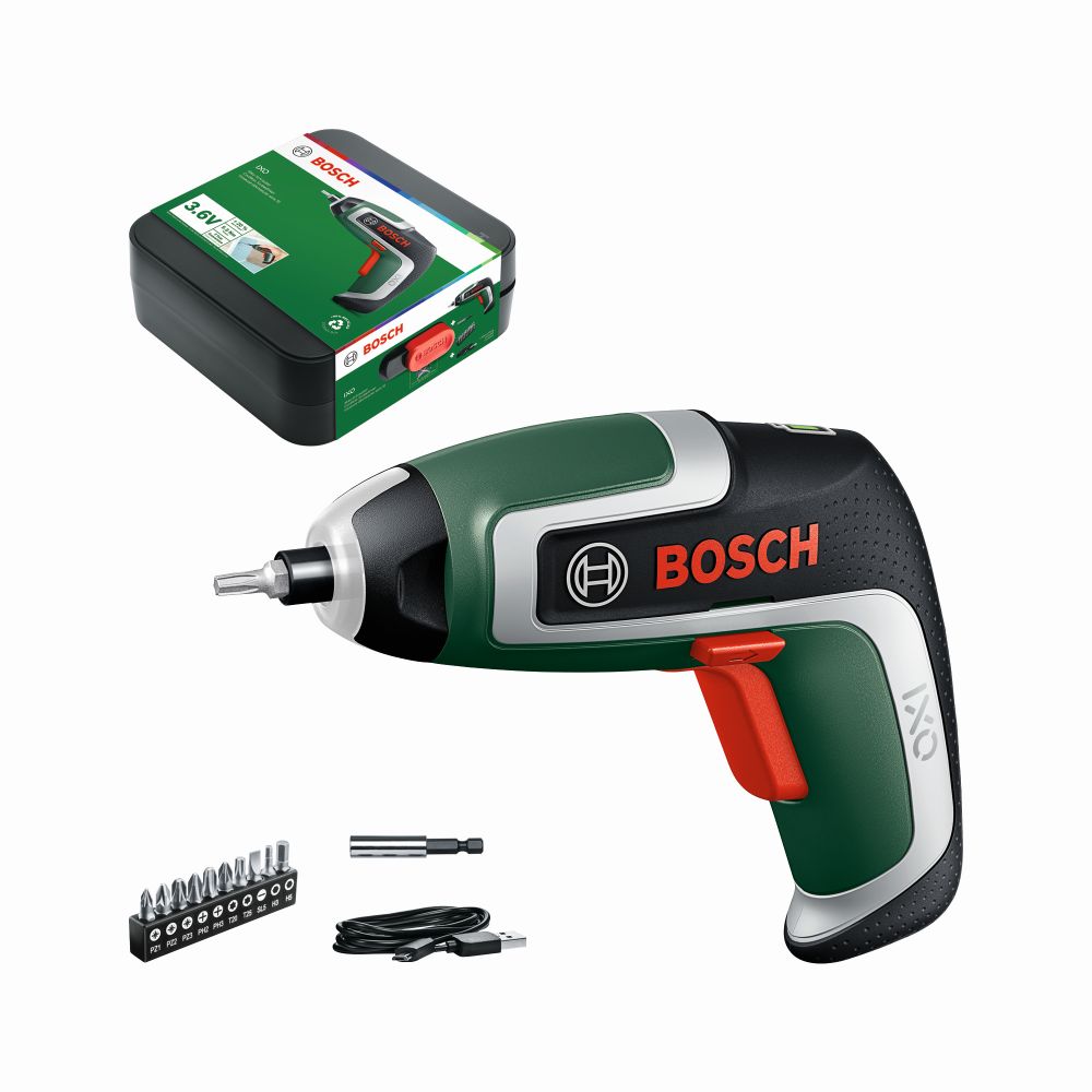 Bosch Akku-Schrauber IXO 7 mit 10 Stand. Bits u. Aufbewahrungsbox Produktbild img2 L
