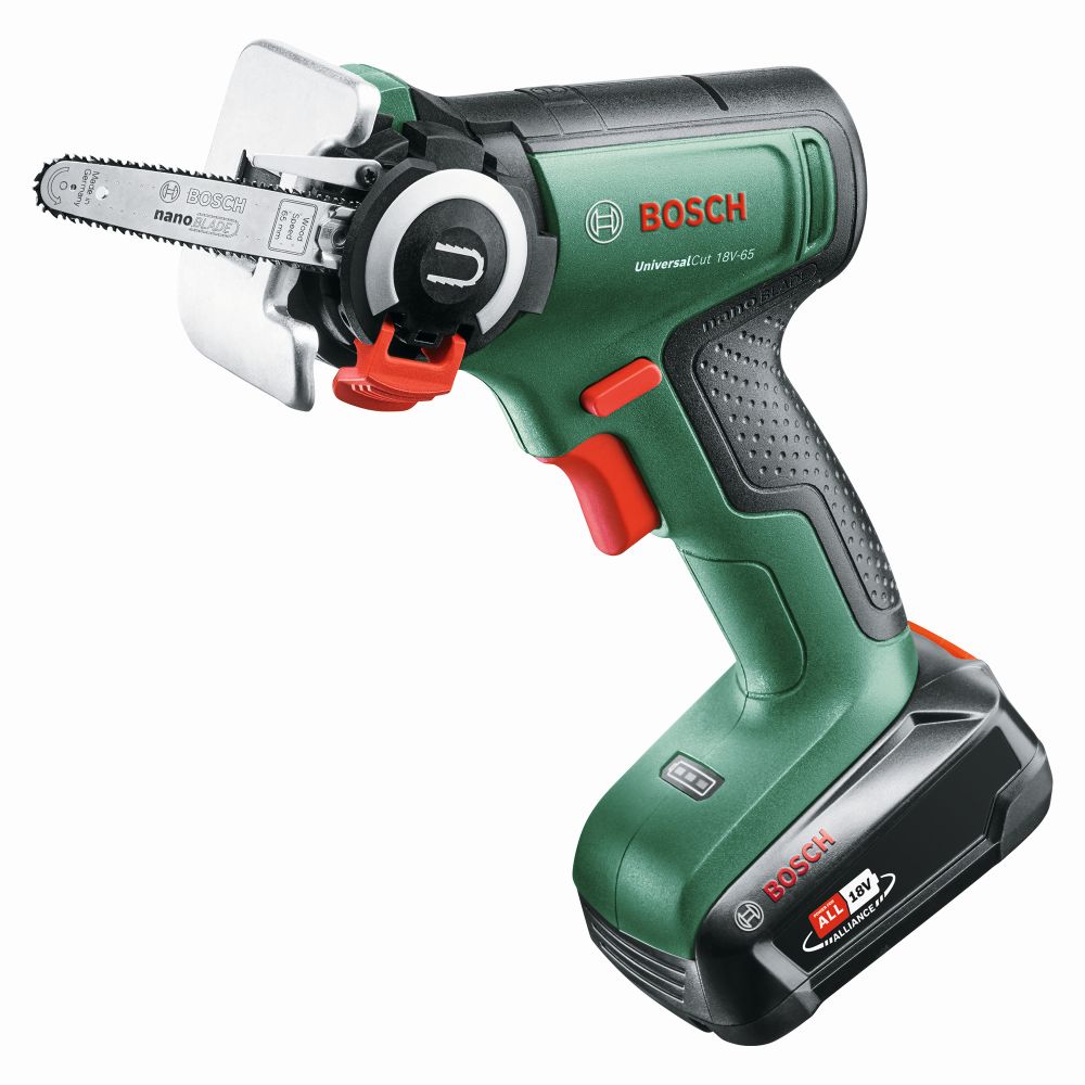 Bosch Akku-Säge mit NanoBlade-Technologie UniversalCut 18V-65, Ladegerät AL 18V-20 Produktbild img1 L