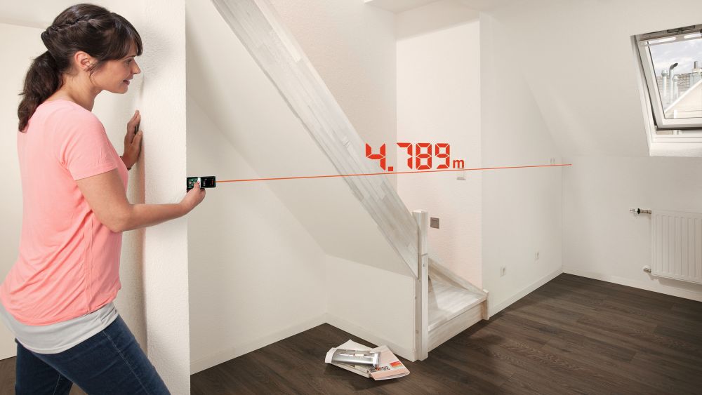 Bosch Digitaler Laser-Entfernungsmesser UniversalDistance 50C, eCommerce-Karton Produktbild img3 L