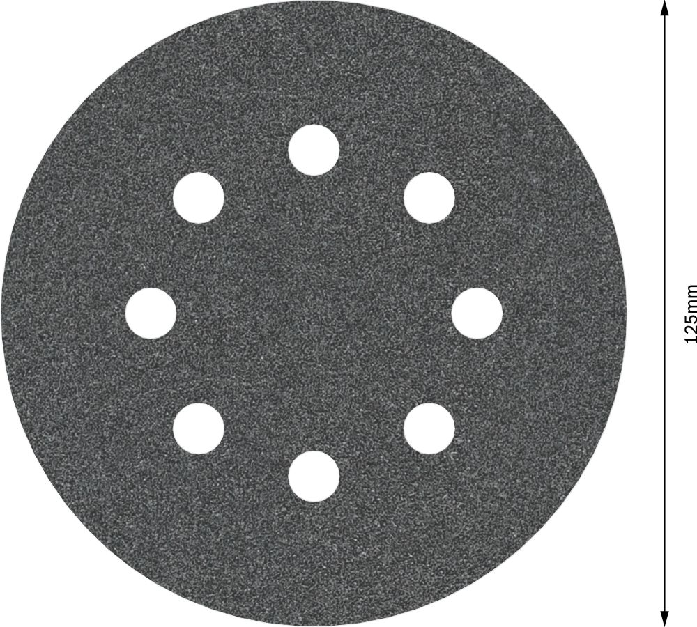 Bosch PRO F355 Schleifblatt, 125&nbsp;mm, 120, 5-tlg. Produktbild img3 L