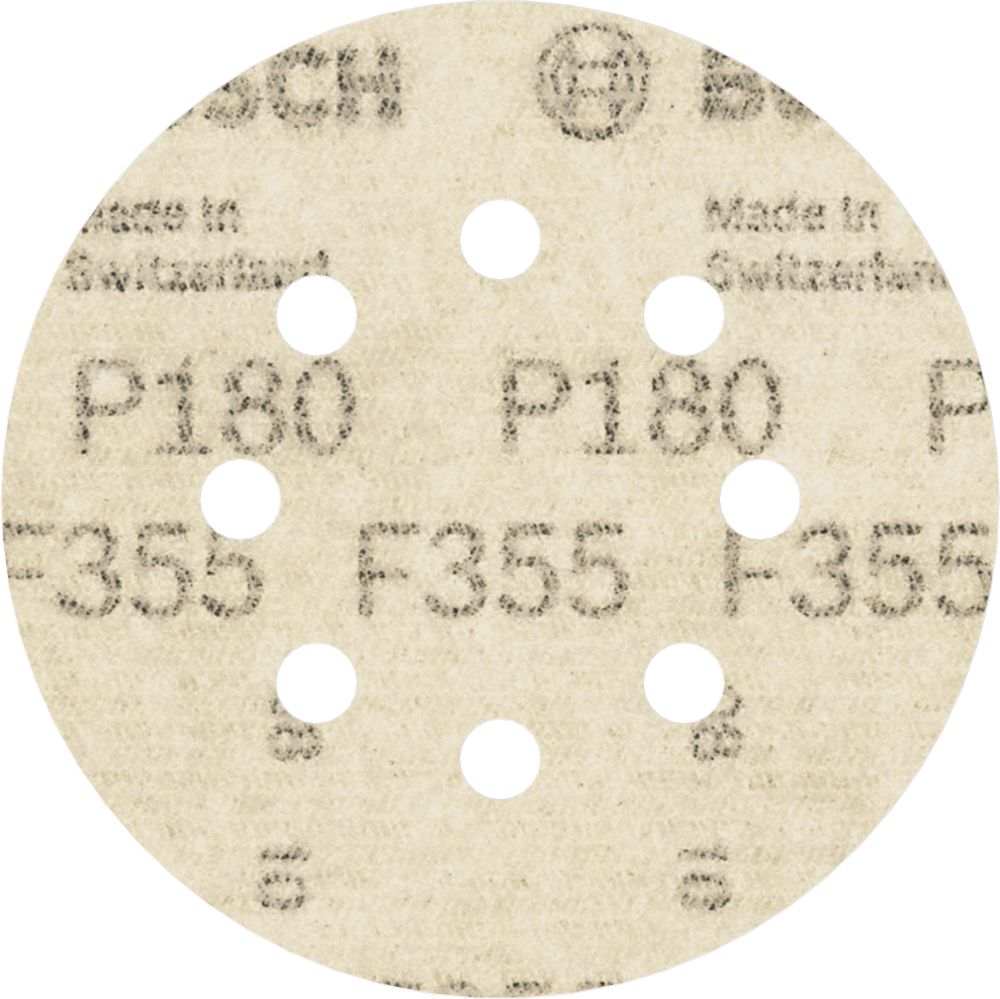 Bosch PRO F355 Schleifblatt, 125 mm, G180, 5-tlg. Produktbild img4 L