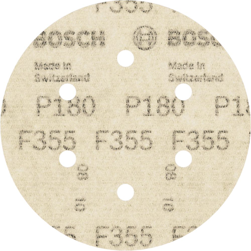 Bosch PRO F355 Schleifblatt, 150 mm, G180, 5-tlg. Produktbild img4 L