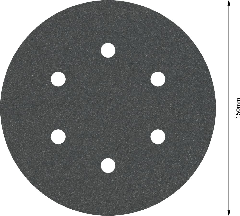 Bosch PRO F355 Schleifblatt, 150&nbsp;mm, G240, 5-tlg. Produktbild img3 L