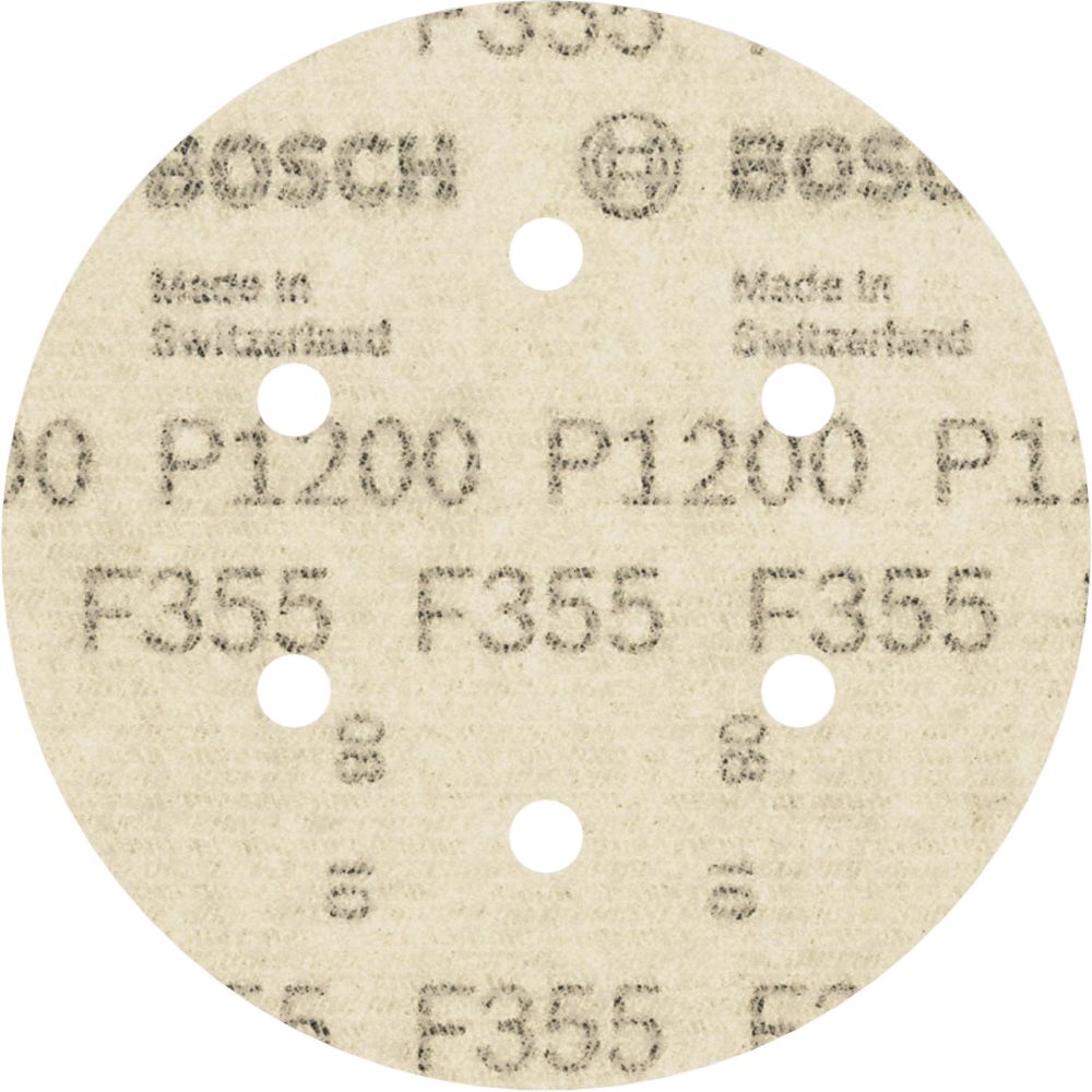 Bosch PRO F355 Schleifblatt, 150&nbsp;mm, G1200, 5-tlg. Produktbild img4 L
