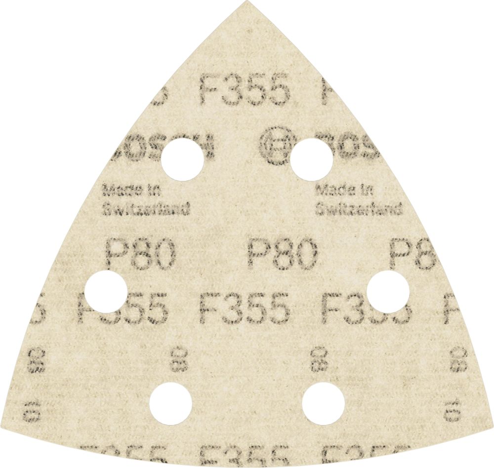 Bosch PRO F355 Schleifblatt, 93&nbsp;mm, G80, 5-tlg. Produktbild img4 L