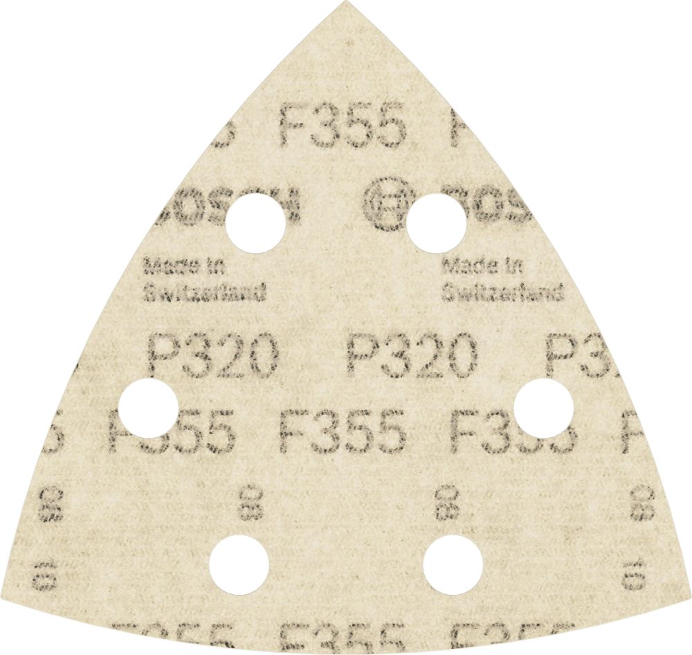 Bosch PRO F355 Schleifblatt, 93&nbsp;mm, G320, 5-tlg. Produktbild img4 L