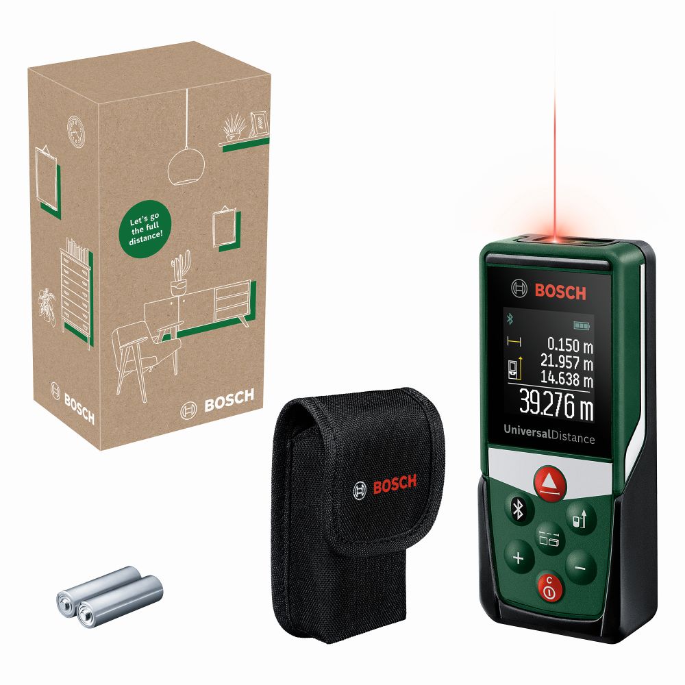 Bosch Digitaler Laser-Entfernungsmesser UniversalDistance 50C, eCommerce-Karton Produktbild img1 L
