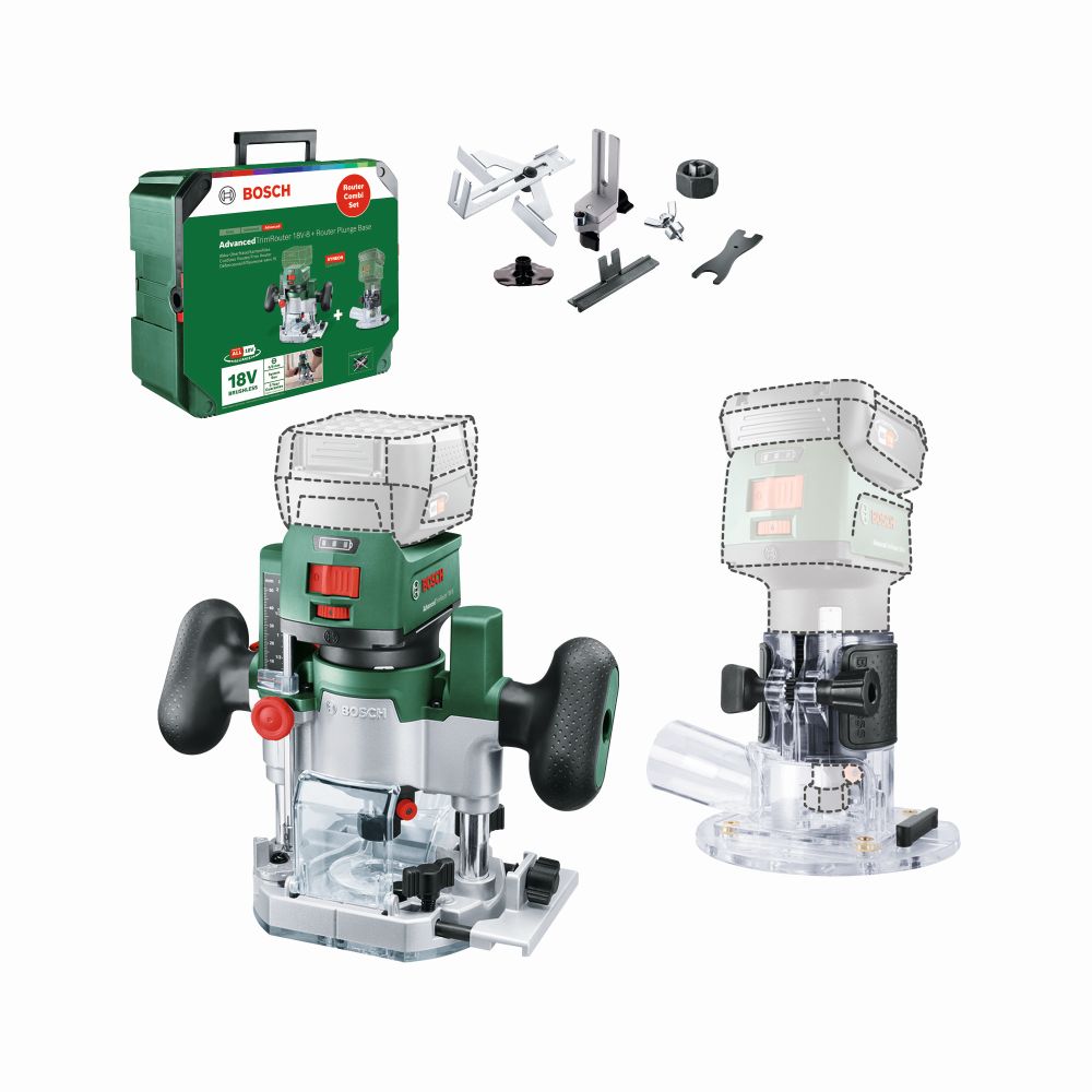 Bosch Akku-Fräse Router Combi Set Produktbild img2 L