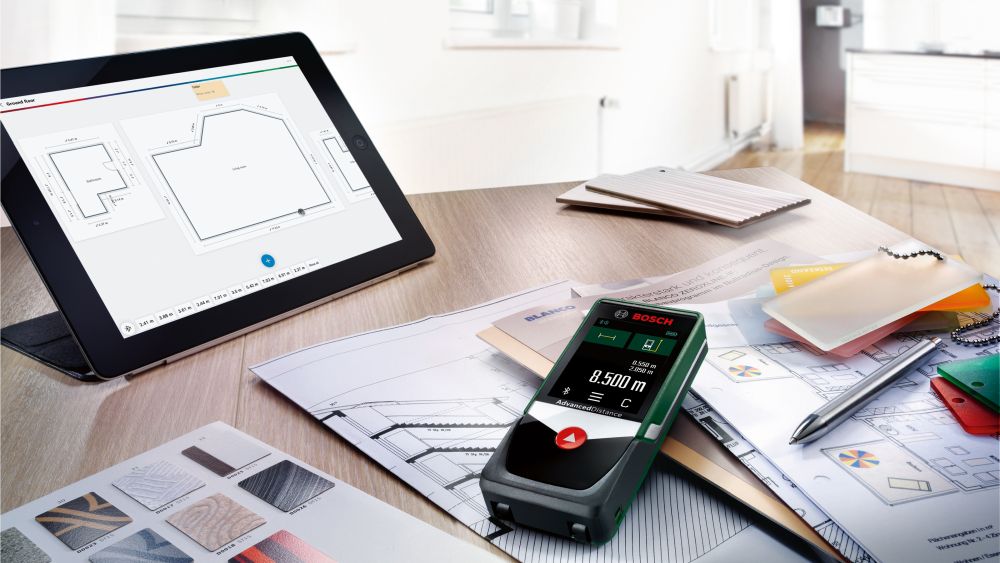 Bosch Digitaler Laser-Entfernungsmesser AdvancedDistance 50C, eCommerce-Karton Produktbild img4 L
