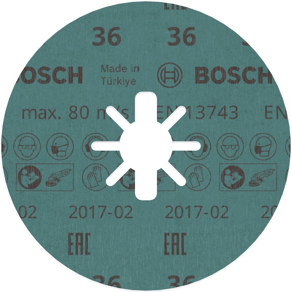 Bosch PRO R780 X-Lock Fiberscheibe, 125 mm, K36 Produktbild img1 L