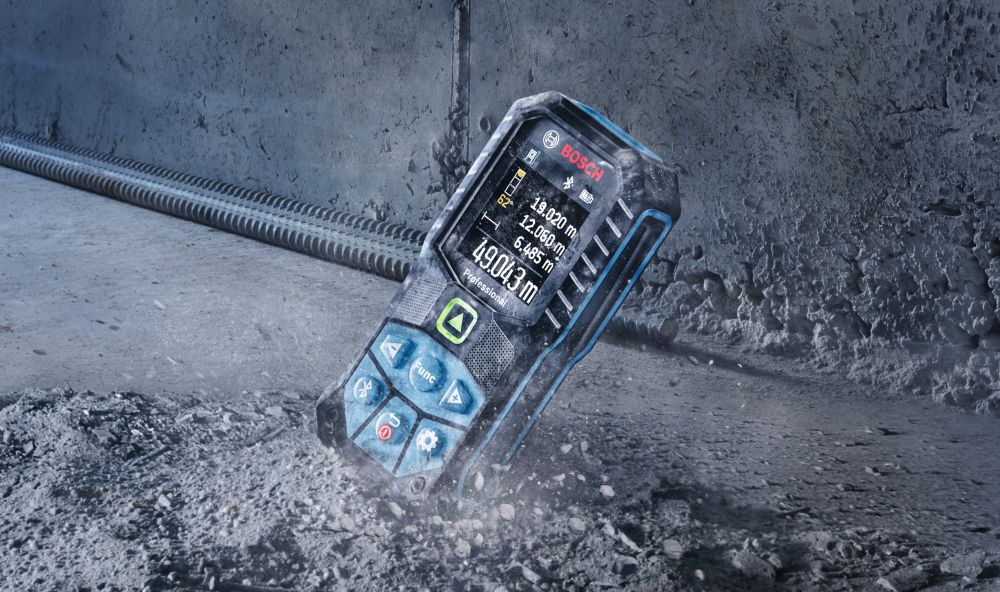 Bosch PRO Laser-Entfernungsmesser GLM 50-27 CG mit BA 3.7V 1.0Ah A und USB-C-Kabel Produktbild img2 L