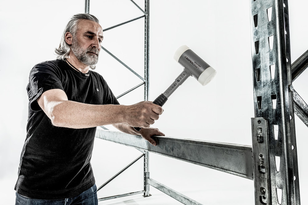 SUPERCRAFT-Schonhammer, mit bruchsicherem Stahlrohrstiel Produktbild img8 L