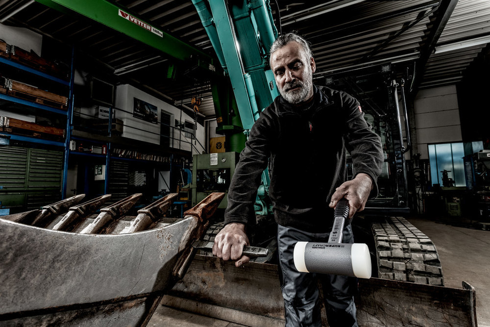 SUPERCRAFT-Schonhammer, mit bruchsicherem Stahlrohrstiel Produktbild img9 L