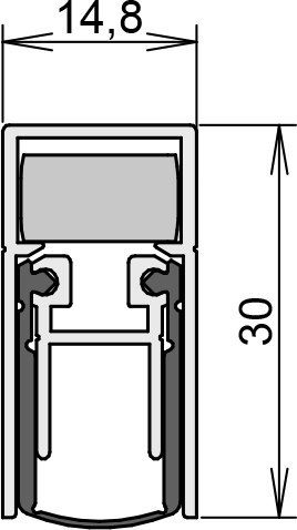 ATHMER Türdichtung Schall-Ex DUO L-15 WS,1.083mm Produktbild img4 L