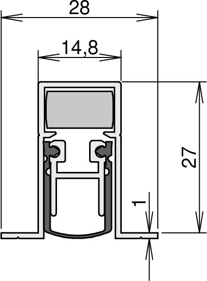 ATHMER Türdichtung Schall-Ex DUO L-15/28OS,1.083mm Produktbild img4 L
