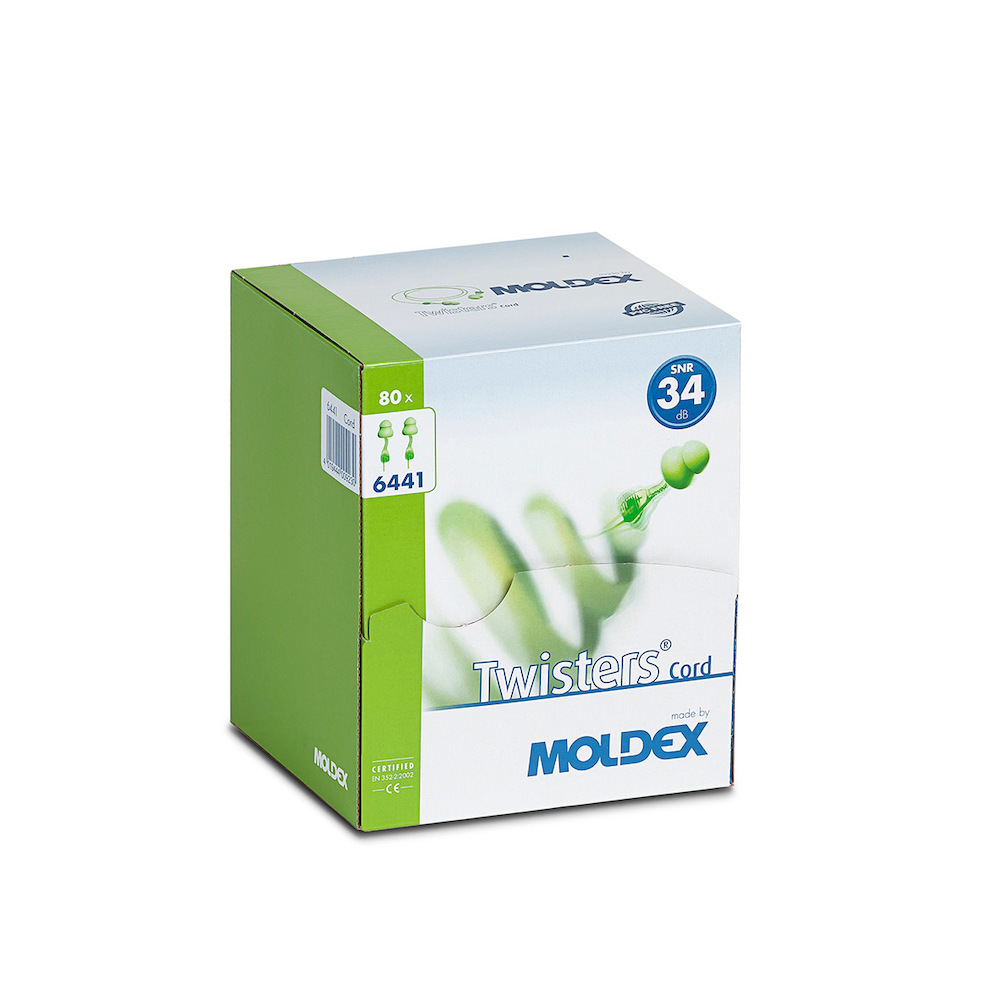 MOLDEX GehörschutzstöpselTwister Cord Wi ederverw,SNR 34 dB Produktbild img1 L