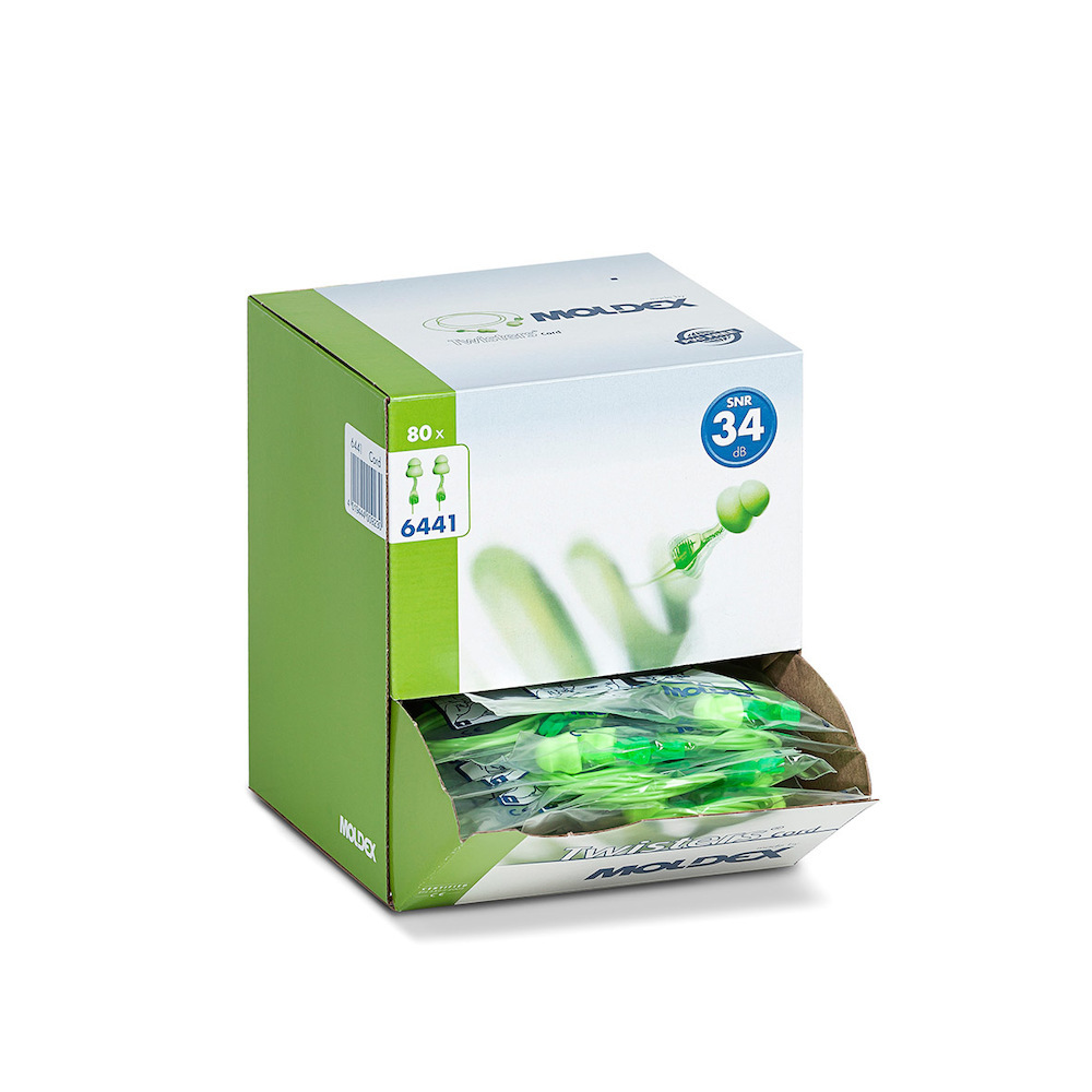 MOLDEX GehörschutzstöpselTwister Cord Wi ederverw,SNR 34 dB Produktbild img2 L