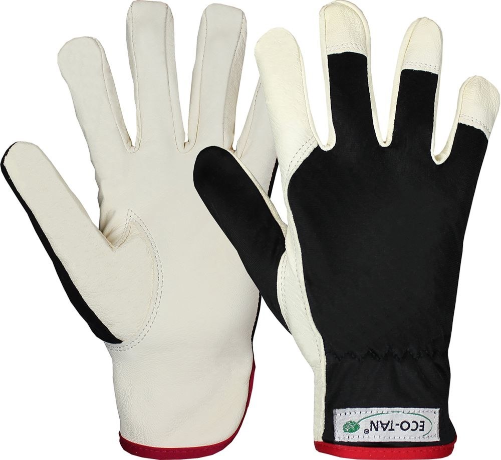 Hase Safety Gloves Montagehandschuh DRIVER ECO-TAN®, Kat. I, weiß, Größe 10 Produktbild img1 L