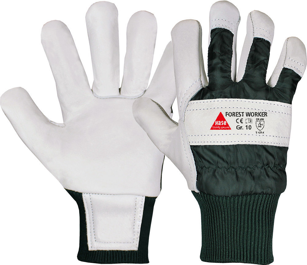 Hase Safety Gloves Arbeitshandschuh FOREST WORKER I 293340 Produktbild img1 L