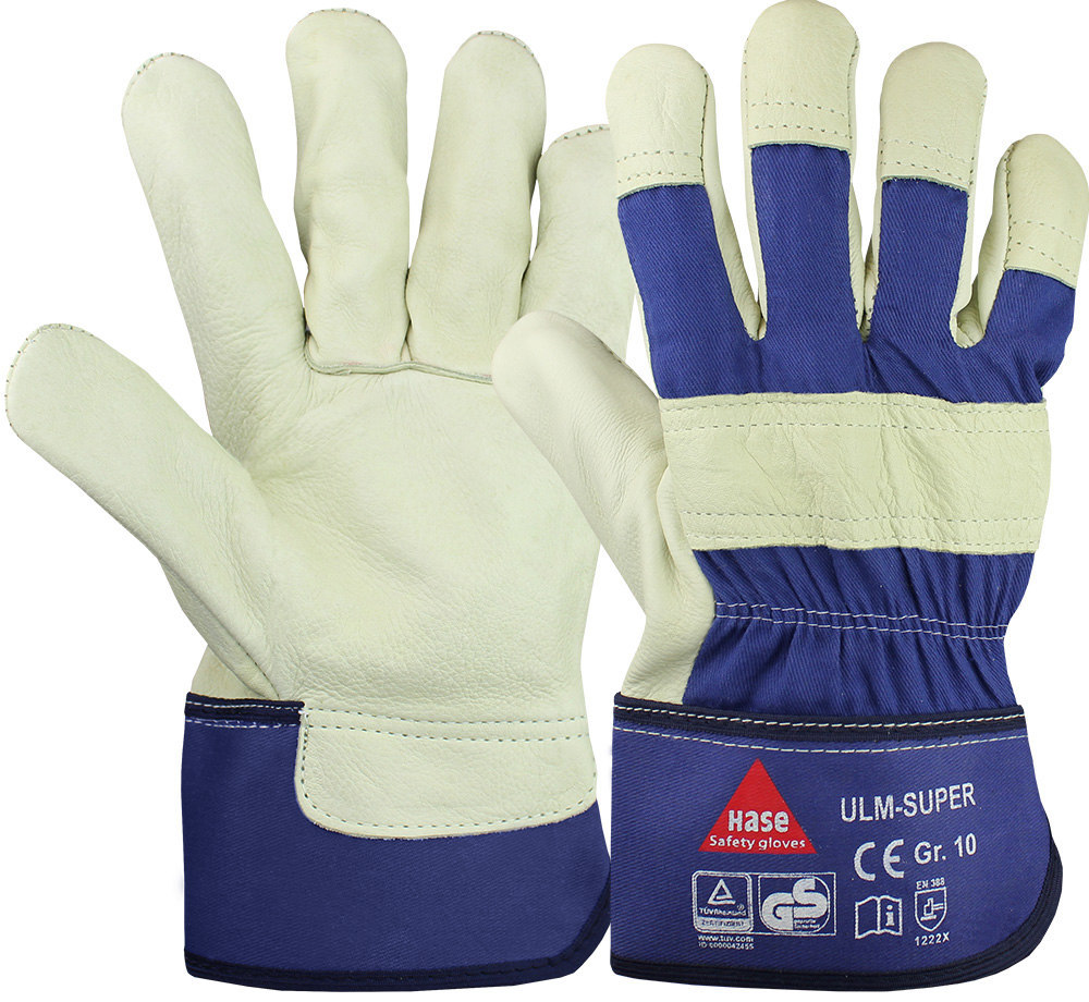 Hase Safety Gloves Handsch.Ulm-Super,Sch wein snarbenleder,Gr.10 Produktbild img1 L