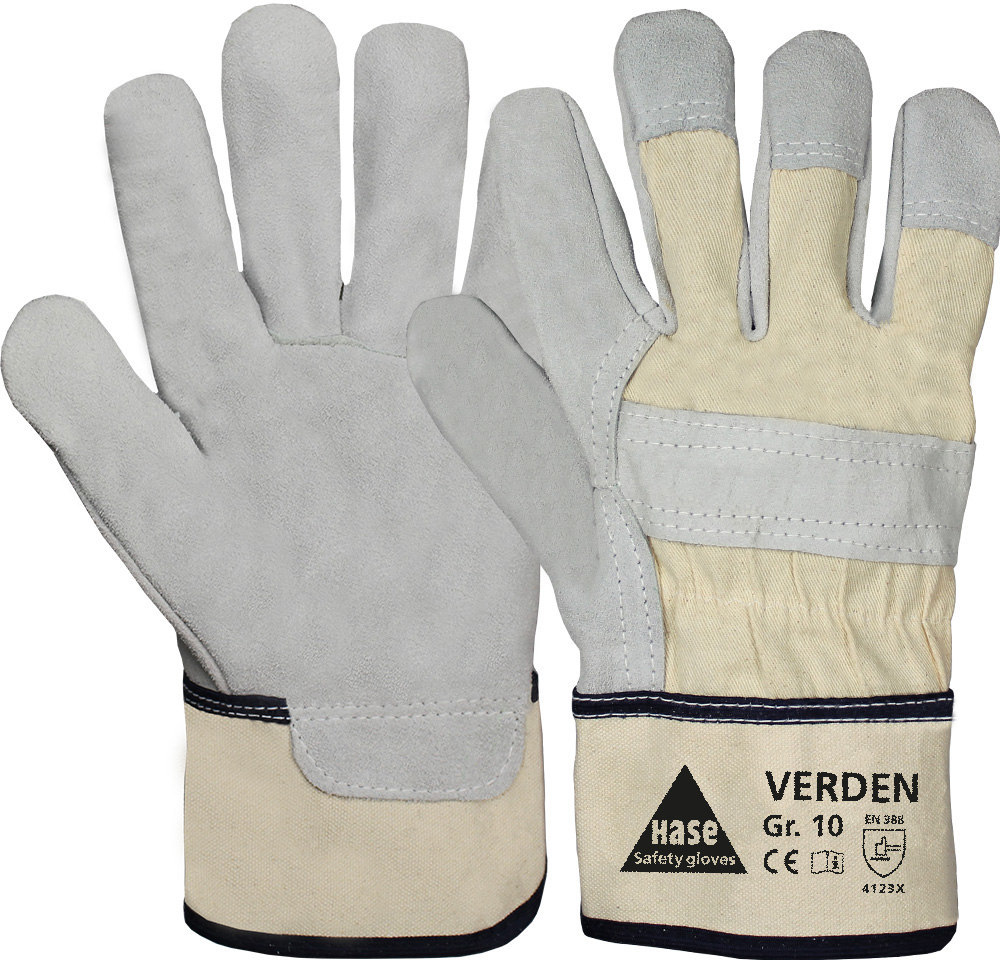 Hase Safety Gloves Handschuh Verden,Spal tle Gr. 10, grau MW Hase Safety Gloves Produktbild img1 L