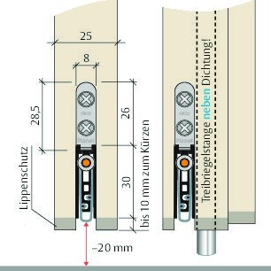 PLANET Türabsenkdichtung US, Silikon Produktbild img10 L