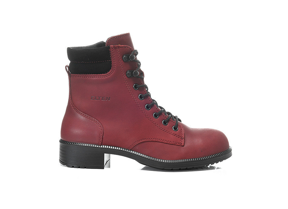 ELTEN Sicherheitsstiefel Damen Damenstiefel NIKOLA rot Mid Produktbild img2 L