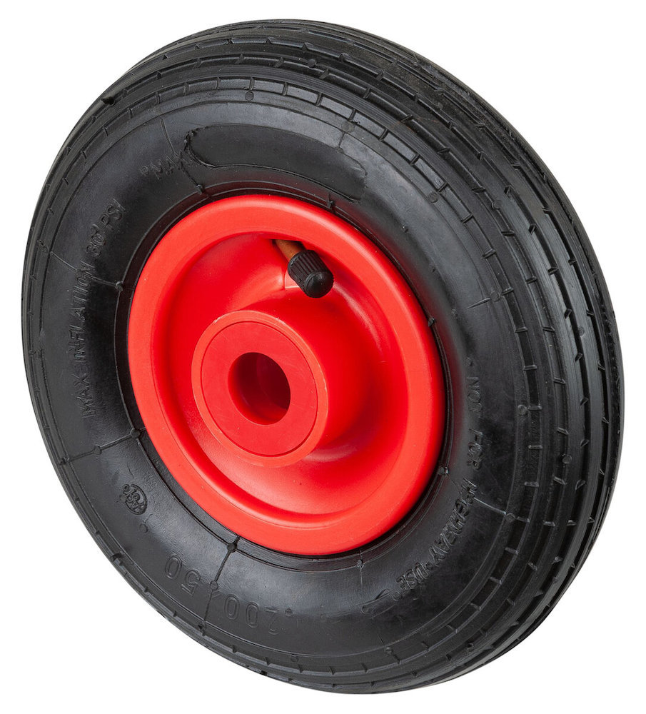BS ROLLEN Luftrad,Rad Ø 200mm, D10, Gummi schwarz Produktbild img1 L