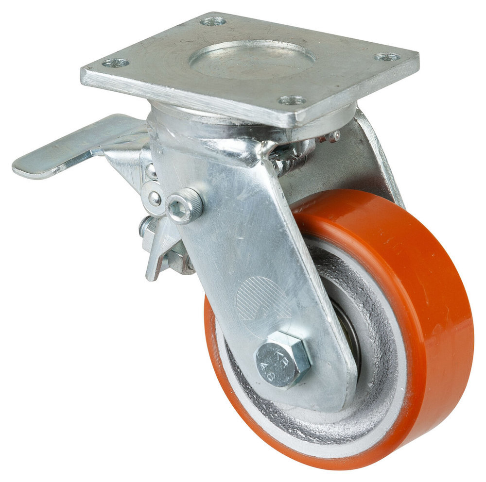 BS ROLLEN Lenkrolle mit Platte RR120.C10 Produktbild img1 L