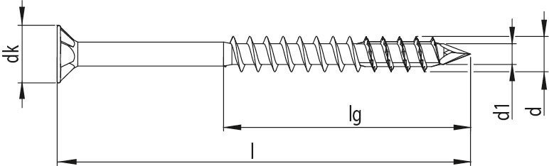 HECO-UFIX, MDF-Schraube, SeKo-FräsTasche, HECO-Drive, TG, znb, KP Produktbild img2 L