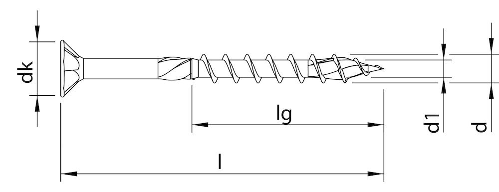 HECO, Topix-plus, Senkkopf, Pozi-Drive, Teilgewinde, Kohlenstoffstahl, verzinkt, blau Produktbild img2 L