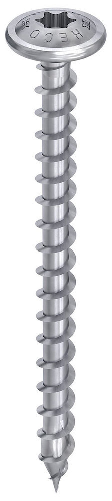HECO, Topix-plus, Pfostenschraube, Tellerkopf, T-Drive, Vollgewinde, Kohlenstoffstal, HP Produktbild img1 L
