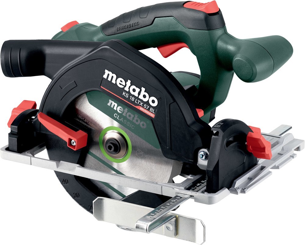 metabo Akku-Handkreissäge KS 18 LTX 57 BL (611857840) metaBOX 340 Produktbild img1 L